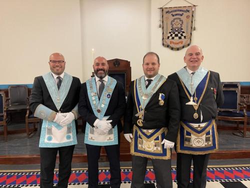 The new Master with his Wardens